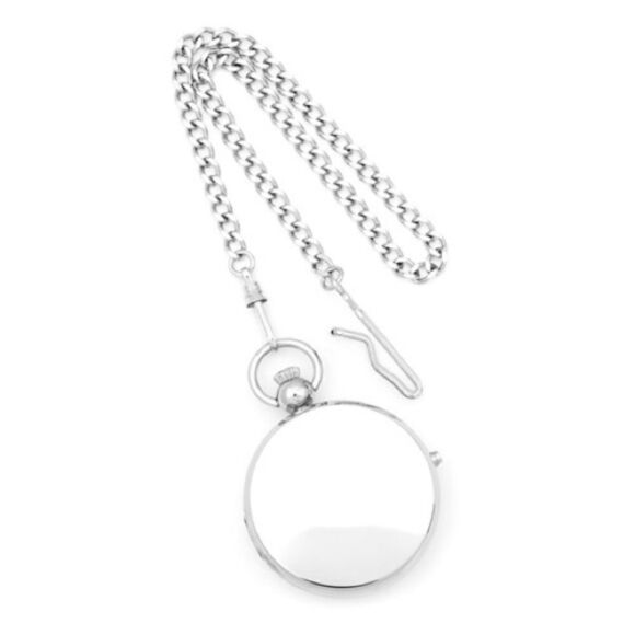 Charles-Hubert, Paris #3851 Hunter Case Picture Frame Quartz Pocket Watch - Picture 11 of 11